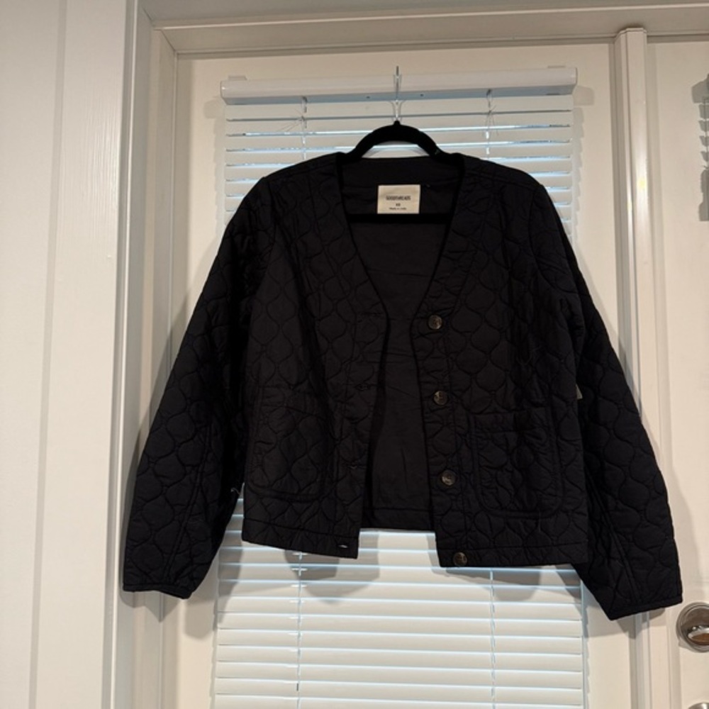 Goodthreads Women's Cotton Poplin Quilted Transitional Jacket